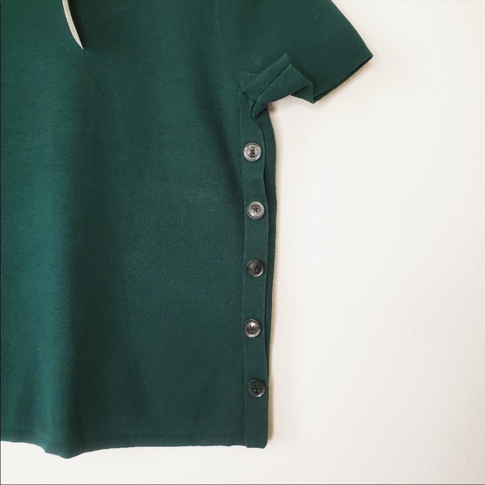 Emerald Green NWT Ann Taylor Knit Tee